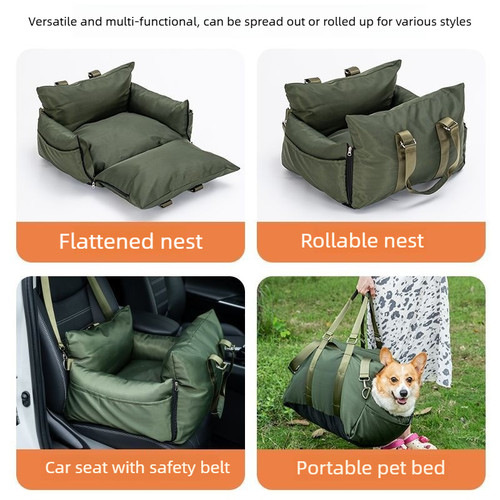 Washable portable pet car seat - washable,