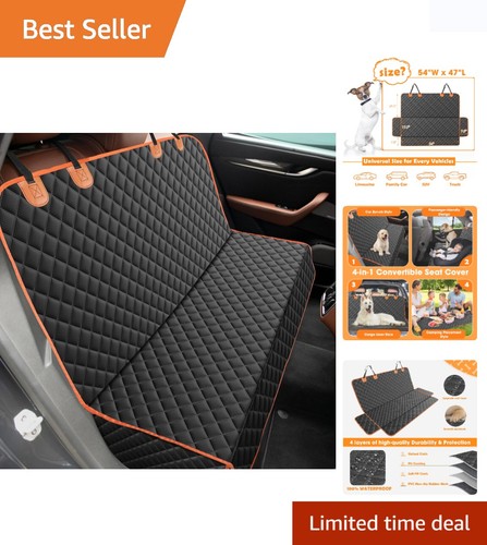 Dog car seat cover waterproof - dog,